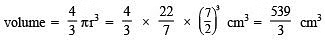 Class 9 Maths Chapter 12 Previous Year Questions - Surface Area & Volumes