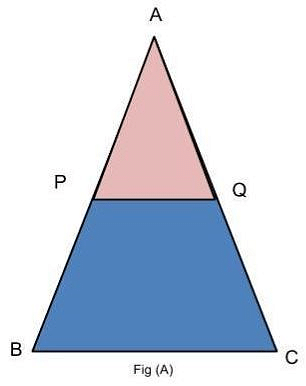 Procedure - To verify the mid-point theorem for a triangle, Math, Class 9 | Extra Documents & Tests for Class 9