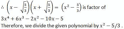 NCERT Solutions - Polynomials, Class 10, Maths Notes - Class 10