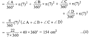 Class 10 Maths Chapter 11 Previous Year Questions - Areas Related to Circles