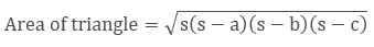 Heron’s Formula Class 9 Notes Maths Chapter 10