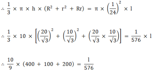 RS Aggarwal Solutions: Volume and Surface Area of Solids- 3 | RS Aggarwal Solutions for Class 10 Mathematics