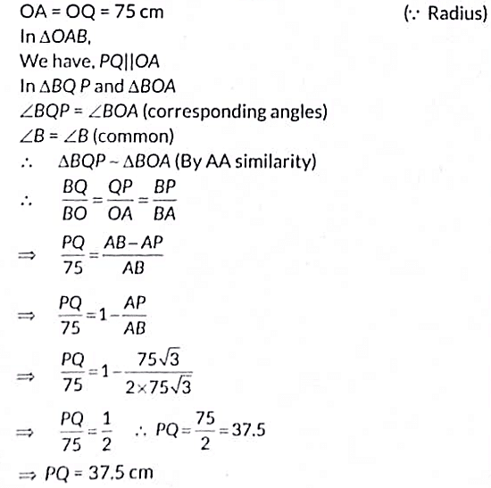 Class 10 Maths Previous Year Questions - Circles- 1