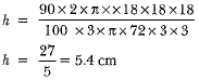 Class 10 Maths Chapter 12 Previous Year Questions - Surface Area and Volumes
