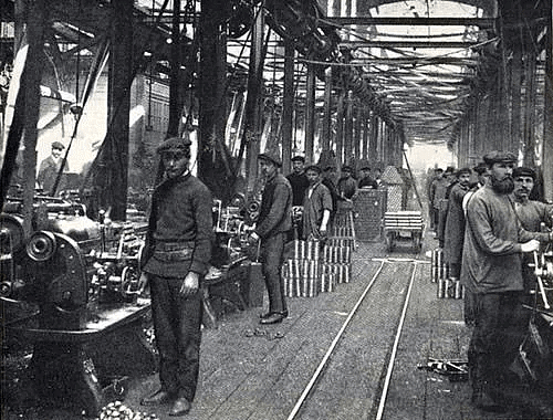 An image of Russian Industrial Workers in the 1890s