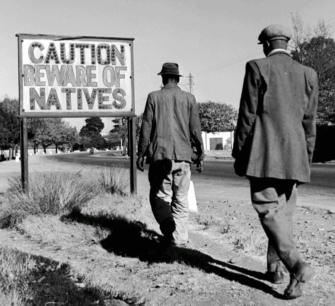 Signs of Apartheid 