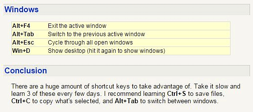 Computer Keyboard Shortcut Keys - Computer Awareness Notes | Study Famous Books for UPSC Exam (Summary & Tests) - UPSC