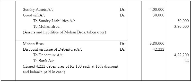 NCERT Solution (Part - 2) - Issue and Redemption of Debentures Notes | Study Accountancy Class 12 - Commerce