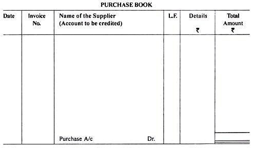 Subsidiary books Notes - Class 11