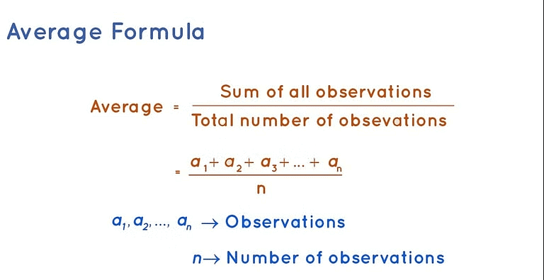 Important Formula & Tips: Averages | Quantitative Reasoning for UCAT
