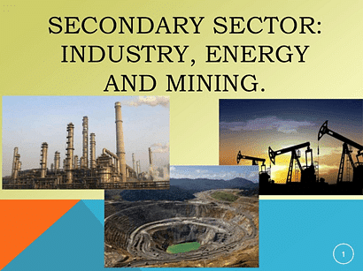 Secondary sector