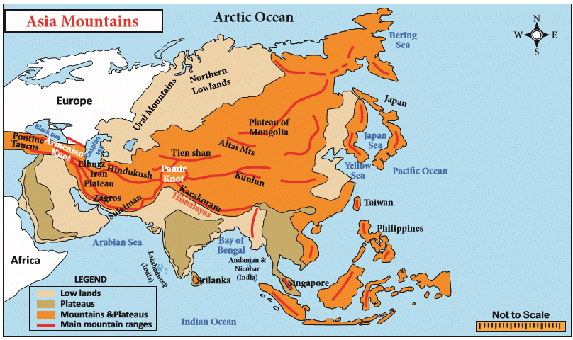 Geography of Asia- 1 - Geography for UPSC CSE PDF Download