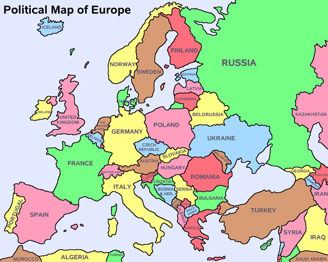 Geography of Europe - Geography for UPSC CSE PDF Download