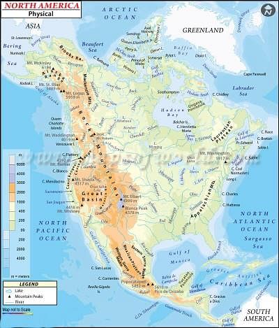 Geography of North America- 1 Notes | Study Geography for UPSC CSE - UPSC