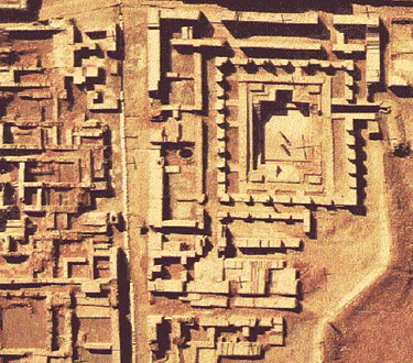 Aerial View of Mohenjo-daro