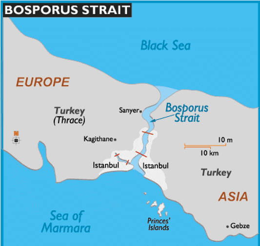 Major Straits of the world - Geography for UPSC CSE PDF Download