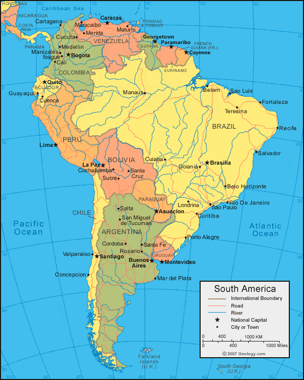 Point to remember South America Geography for UPSC CSE PDF Download