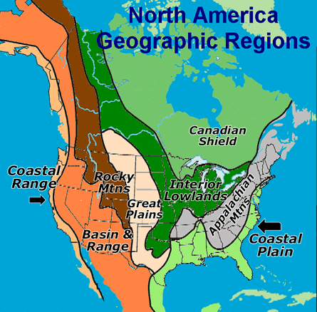 Geography of North America- 1 - Additional Study Material for UPSC PDF ...