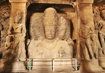 Trimurti in the Elephanta Cave