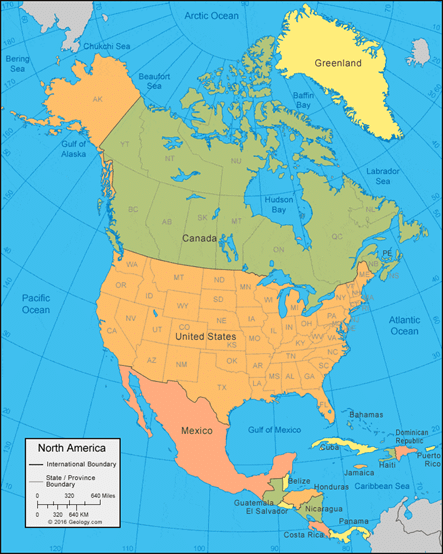 Geography of North America- 2 - Additional Study Material for UPSC PDF ...