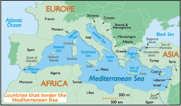 Major Seas of the world - SSC CGL Tier 2 - Study Material, Online Tests ...