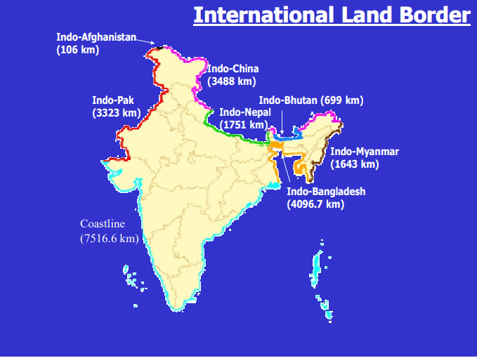 Indian Geographical Extent & Frontiers Notes | Study Geography for UPSC CSE - UPSC