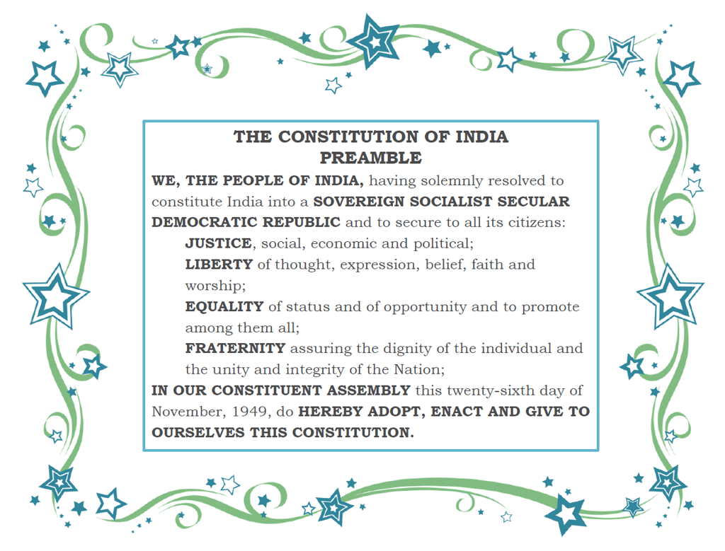 Laxmikanth Summary: Preamble of the Constitution