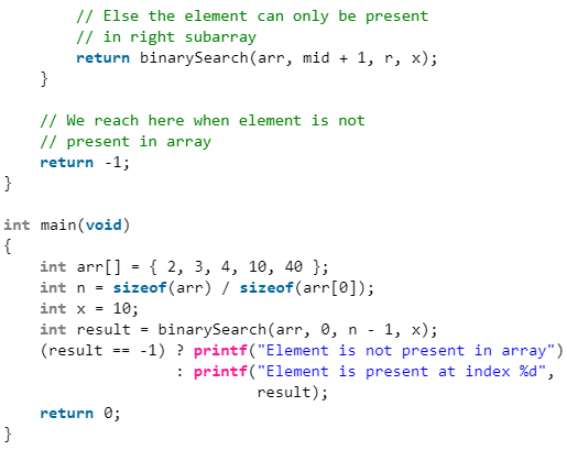 Binary Search - Algorithms - Computer Science Engineering (CSE) PDF ...