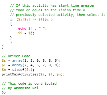 Activity Selection Problem - Computer Science Engineering (CSE) PDF ...