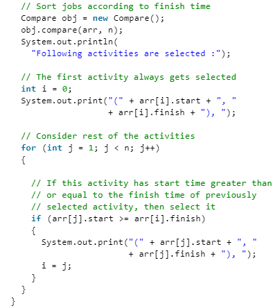 Activity Selection Problem - Computer Science Engineering (CSE) PDF ...