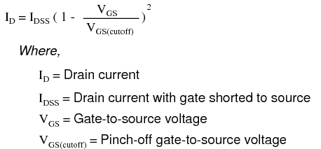 Active mode operation of JFET | Analog and Digital Electronics - Electrical Engineering (EE)