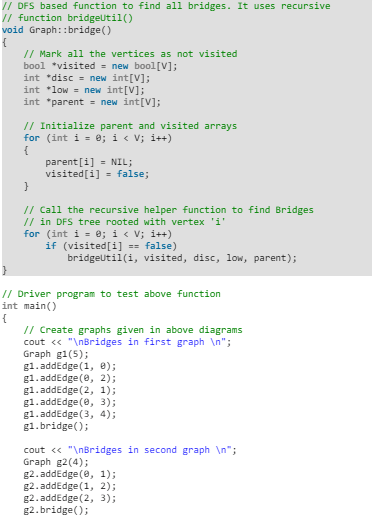 Bridges in a graph - Algorithms - Computer Science Engineering (CSE ...