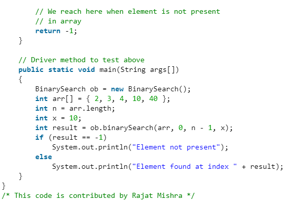 Binary Search | Algorithms - Computer Science Engineering (CSE)