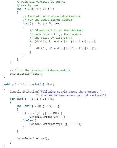 Floyd Warshall Algorithm - Algorithms - Computer Science Engineering ...