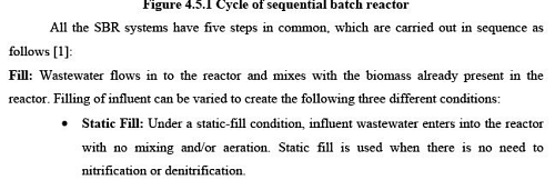 Sequential Batch Reactor Notes | Study Environmental Engineering - Civil Engineering (CE)