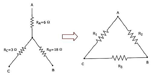 Star to Delta Conversion Notes | Study Network Theory (Electric Circuits) - Electrical Engineering (EE)