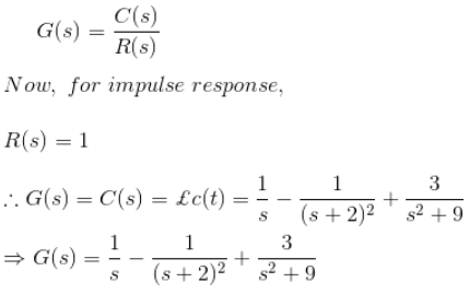 Detailed Notes: Transfer Function - Control Systems - Electrical ...