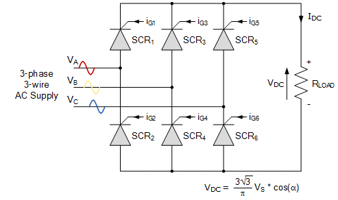 Three Phase Rectifier - Power Electronics - Electrical Engineering (EE ...