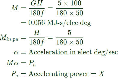 Previous Year Questions- Power System Stability - 2 | Power Systems - Electrical Engineering (EE)