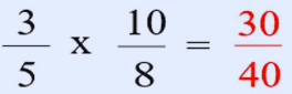 Multiplication of Fraction by a Fraction