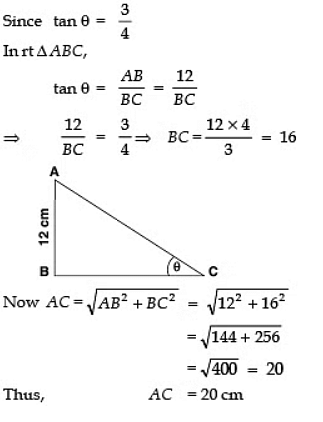 Class 10 Maths Chapter 8 Question Answers - Introduction to Trigonometry