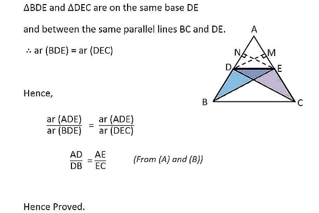 Triangles Class 10 Notes Maths Chapter 6 Free PDF