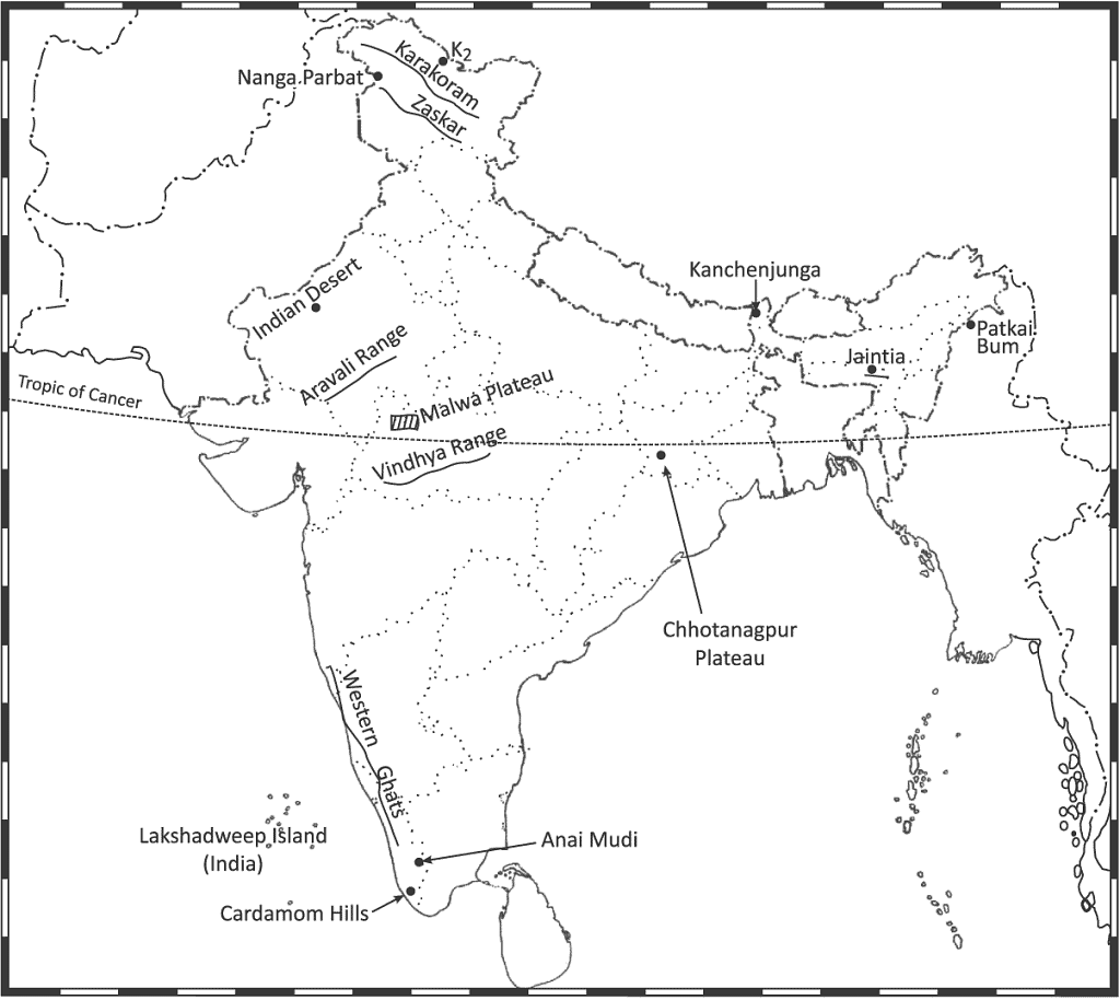 Map of Peninsular India (modified from Baksi et al 1994) showing the... |  Download Scientific Diagram