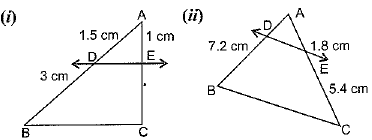 NCERT Solutions for Class 10 Maths Chapter 6 - Triangles (Exercise 6.2)