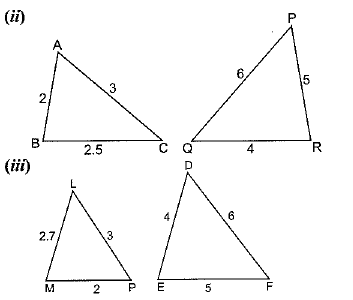 NCERT Solutions for Class 10 Maths Chapter 6 - Triangles (Exercise 6.3)