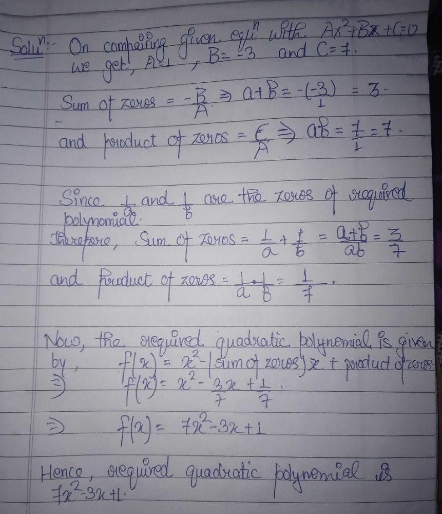 if-a-and-b-are-the-2-zeroes-of-the-quadratic-polynomial-x-2-3x-7-find