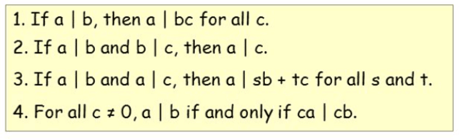 Some common divisibility rules