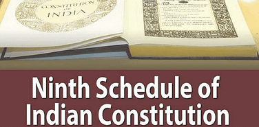 Reviewing Ninth Schedule Judicially