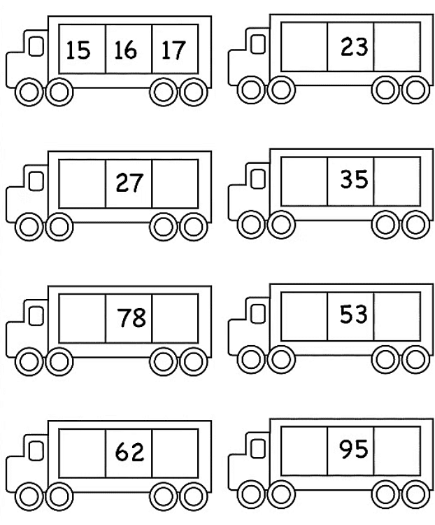 Worksheet Solutions: Number After Number Before - Maths for LKG PDF ...