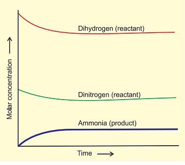 Attainment of Chemical Equilibrium